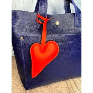 Red Heart Purse Charm Love Bag Flair NEW FAST SHIP